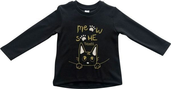 Джемпер Luna Kids 1067/22007 Котенок р.110-116 черный 