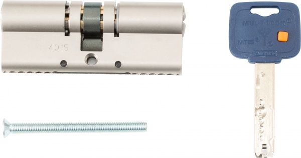 Цилиндр Mul-T-Lock MT5 40x40 ключ-ключ 80 мм никель