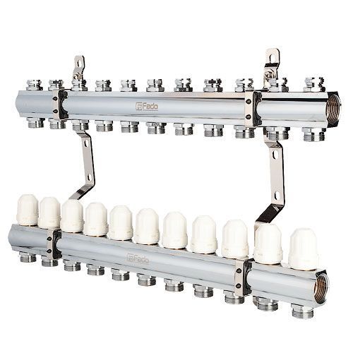 Коллектор FADO S.r.l с запорными клапанами 1