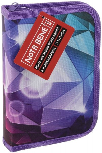 Пенал 22 предмета MP58378 разноцветный принт