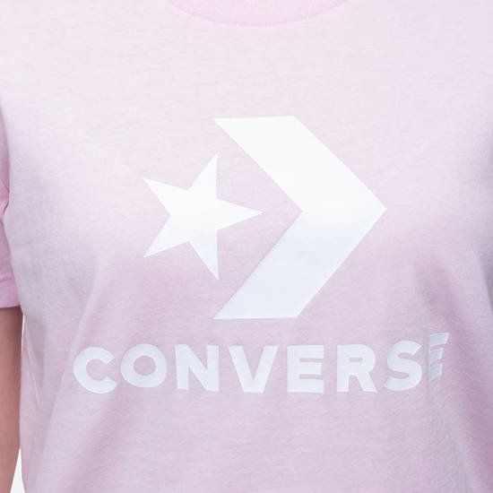 Футболка Converse Star Chevron Center Front Tee 10018569-A24 р. L рожевий