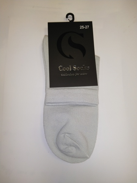 Шкарпетки чоловічі Cool Socks 17308 р. 25-27 світло-сірий 1 пар 