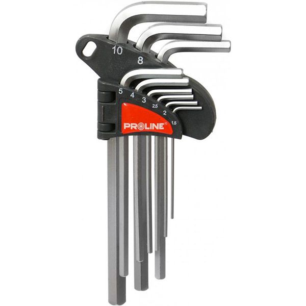 Набор ключей шестигранных Profix 999005 + ключ комбинированный 10 мм