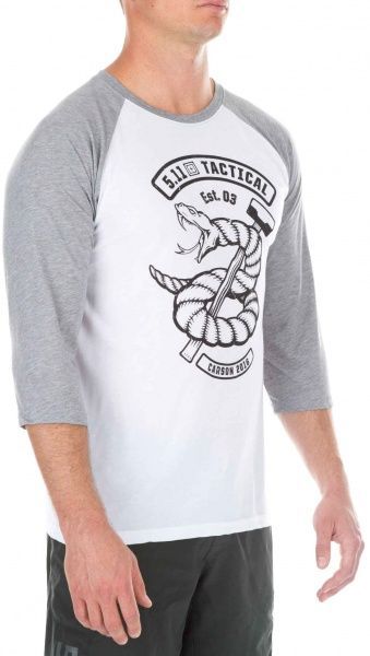 Футболка 5.11 Tactical Snake Sledge Raglan Tee р. M white 41211FJ