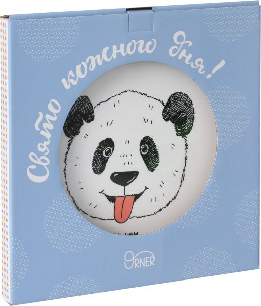 Тарілка обідня Панда ням-ням 924-062 Orner