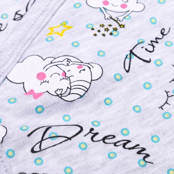 Комбинезон унисекс Фламинго р.56 меланж 433-005 