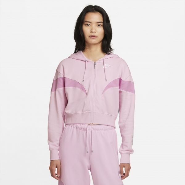 Джемпер Nike W NSW AIR FLC GX FZ HOODIE DD5447-695 р. M розовый