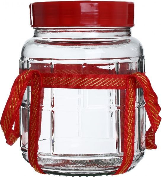 Бутель скляний із кришкою 5 л GL-70/5