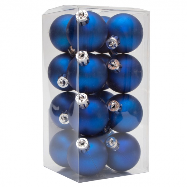 Набор елочных шаров Девилон 250904 d40 мм 16 шт./уп. 