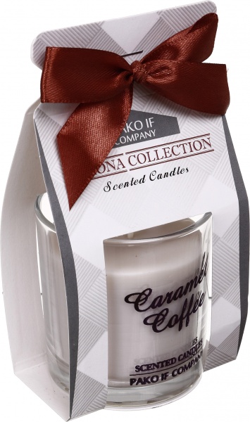 Свеча в стакане Pako-If Verona Collection Caramel Coffe 