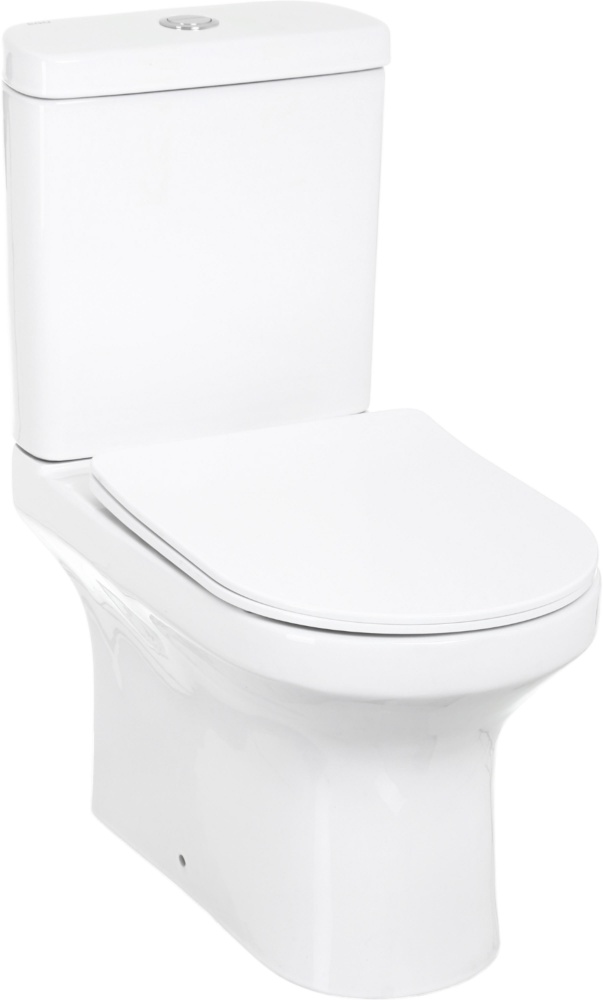 Унитаз-компакт EGO SMART NEW Rimless с сиденьем Duroplast SLIM soft-close