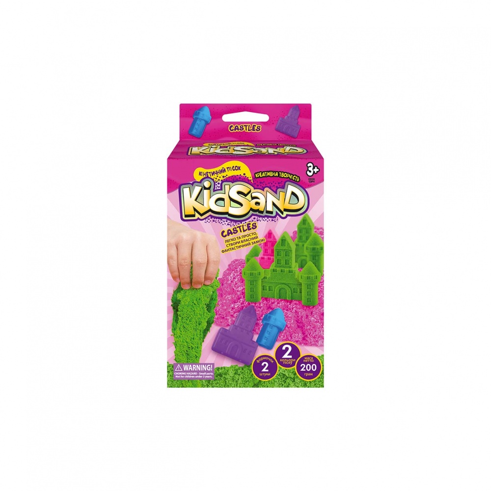 Кинетический песок Danko Toys Креативное творчество KidSand 200 г KS-05-01U