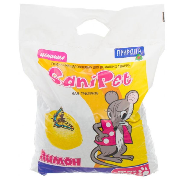 Наповнювач для гризунів Природа Sani Pet лимон 5 кг
