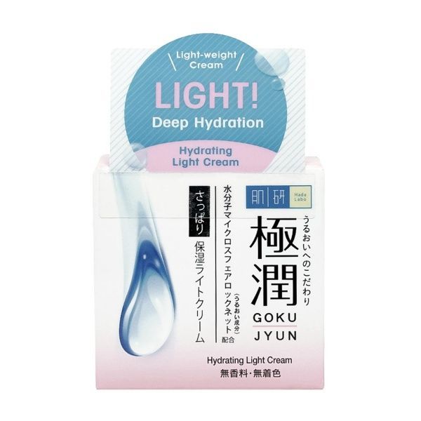 Крем для лица день-ночь HADA LABO Gokujyun Hydrating Light Cream гиалуроновый 50 мл