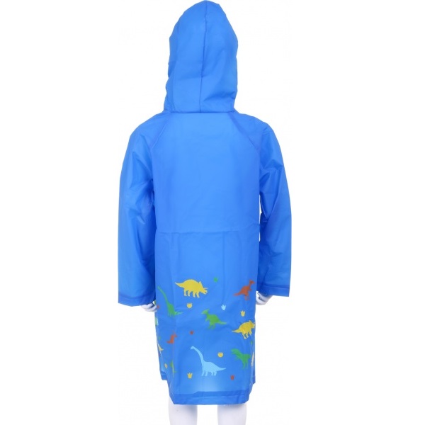 Дождевик для мальчика Susino Динозавры р.110 голубой RP213 L (110-125) 