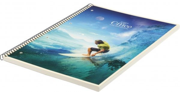 Блокнот А4+ 80 л. в клетку офсет кремовый Школярик