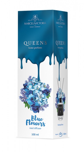 Аромадифузор MarcelaVictoria Queens Blue Flowers Блакитні квіти 100 мл 