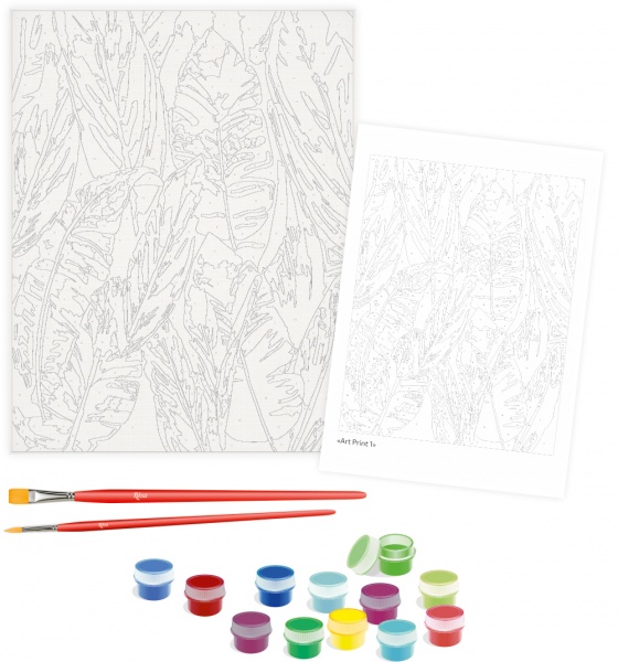 Картина по номерам Art Print 1 35x45 см Rosa Start 