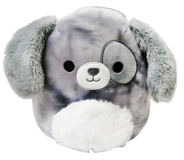 Мягкая игрушка SQUISHMALLOWS Серый пес Густав 20 см дымчатый серый 6732748