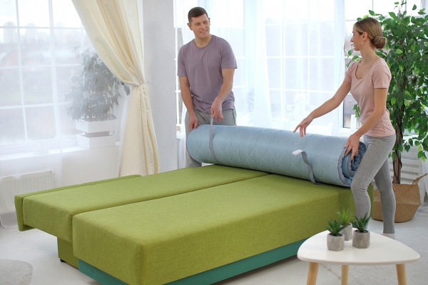 Матрас-топпер Ролл Ап 7 зон Dormeo 90x190 см