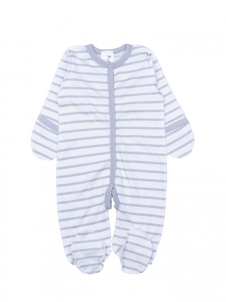 Комбінезон унісекс Bambinelli сірий в смужку р.62 сірий 