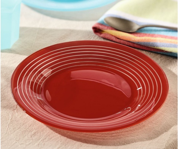 Тарілка десертна Factory Red 19,5 см P3265 Luminarc