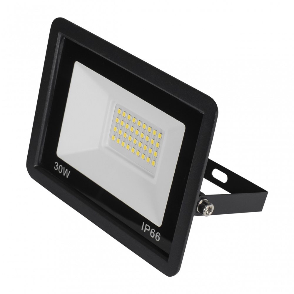 Прожектор светодиодный V-WATT FL-30 30 Вт IP66 черный