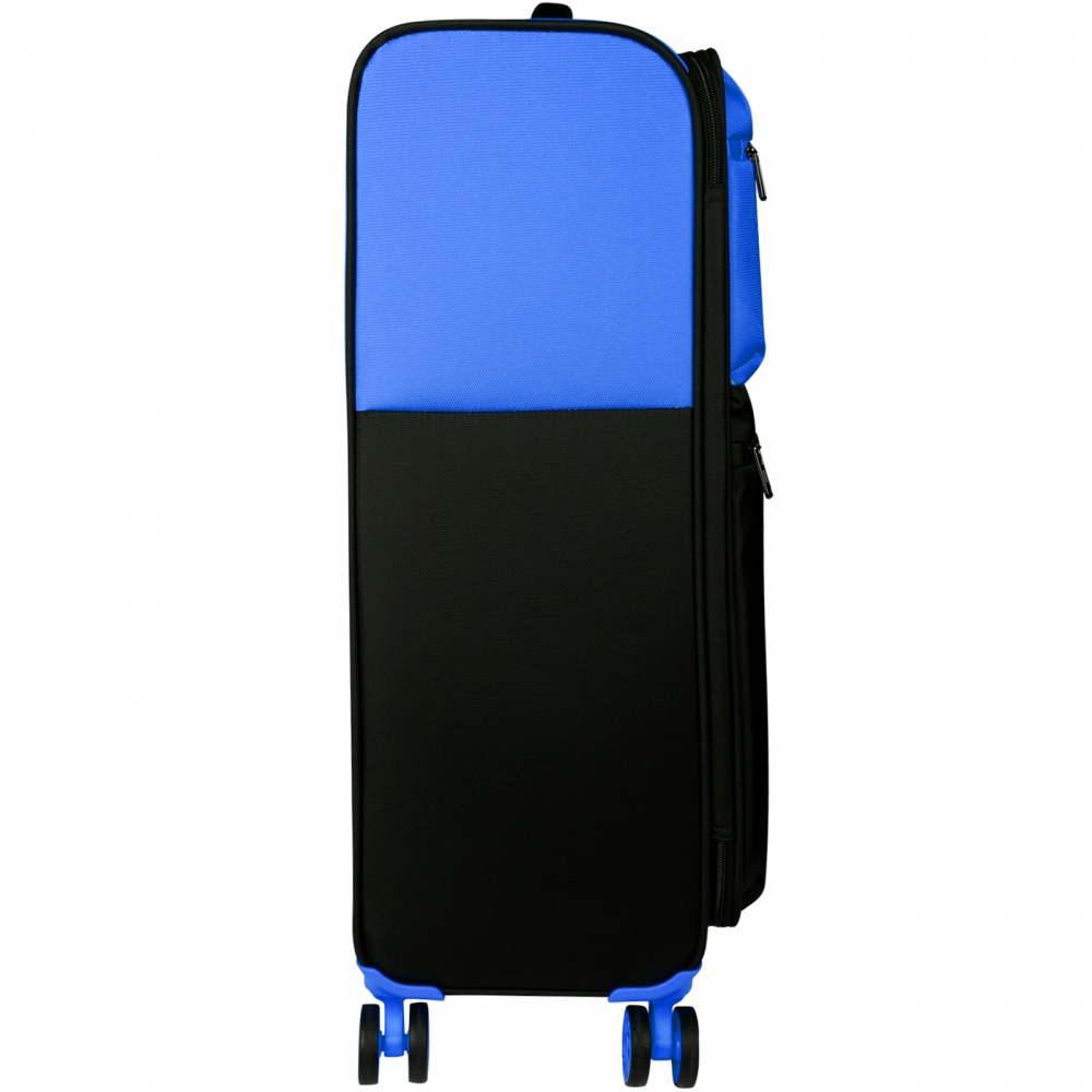 Чемодан Bagland STELLA L 77 л сине-черный