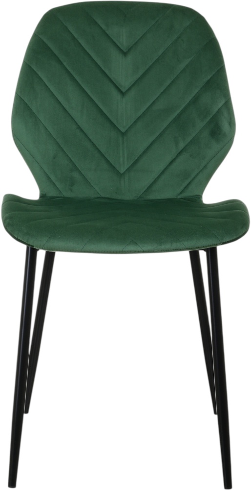 Стілець обідній Центр Меблів NIA 46х56,55х87 см (UF910-12) зелений / чорний