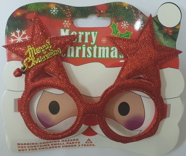 Окуляри карнавальні ПіонеR Зірка червоний 