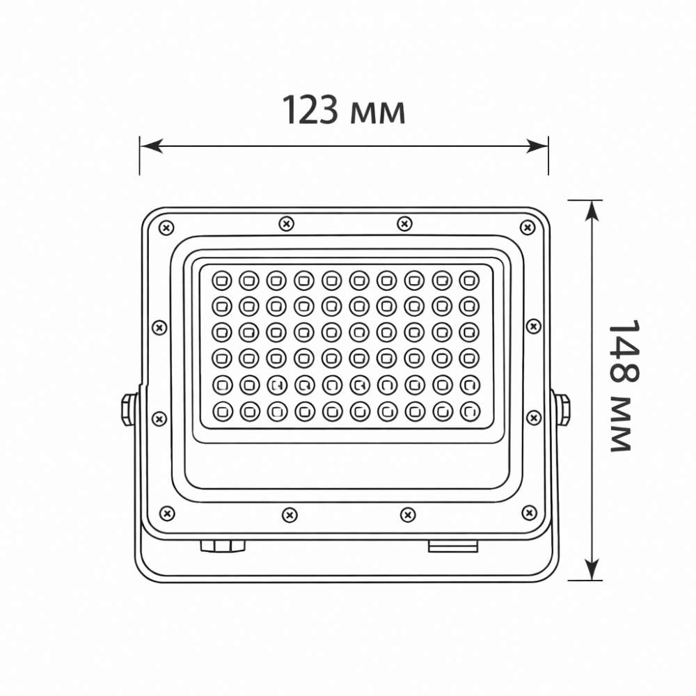 Прожектор светодиодный LIGHT SET LED SHPAK D 30 Вт IP65 серый l0810104