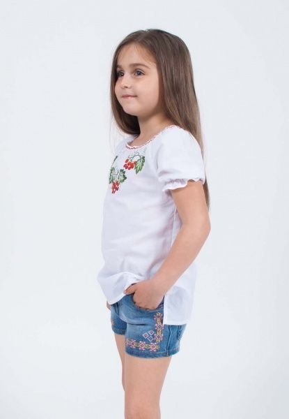 Блуза Гармонiя Калина р.140 белый 33335 