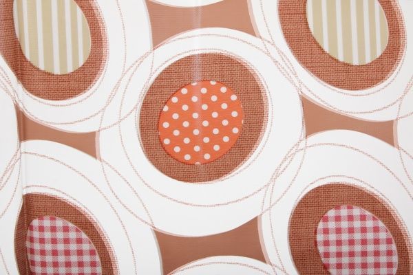 Скатертина Cristal Eco 120x160 см коричневий/прозорий Gemitex 