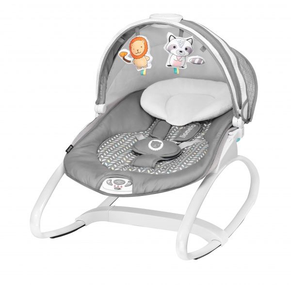 Крісло-гойдалка Lionelo Henk grey scandi LO.HN01