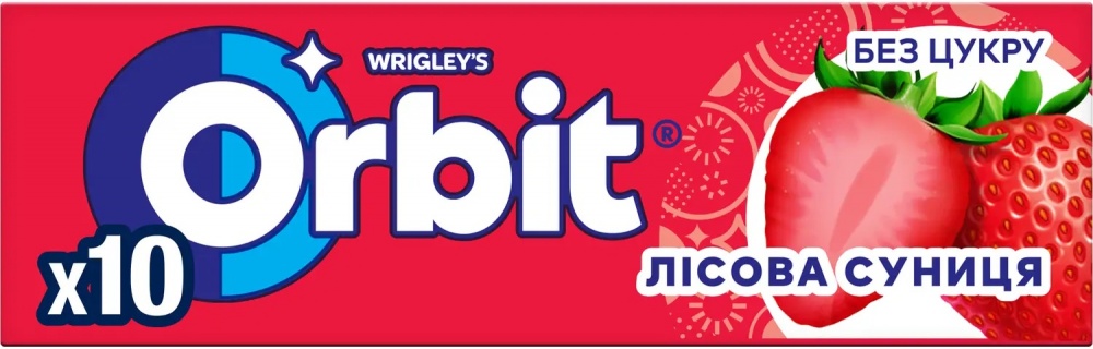 Жувальна гумка Orbit Лісова суниця