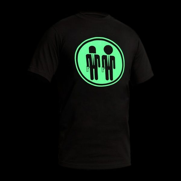 Футболка P1G Друзi NightGlow Series UA281-29891-BK-FR-NG р. XXL чорний