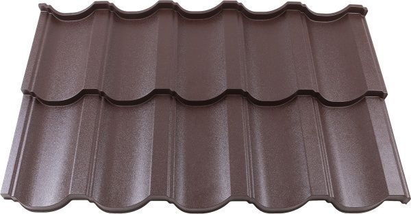 Металлочерепица Тайл Модерн тип 1, 195х0,72 м RAL 8017