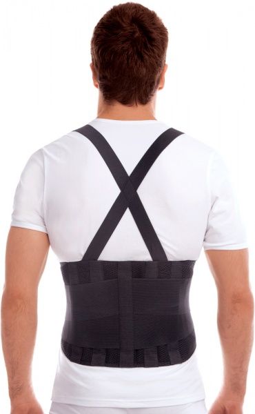 Бандаж Торос-Груп р. 86-95 см Тип 216 для підняття важких предметів чорний