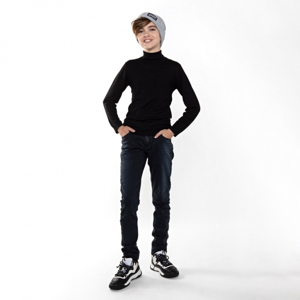 Свитер для мальчика NWM вязаный р.164 черный U44197-1 