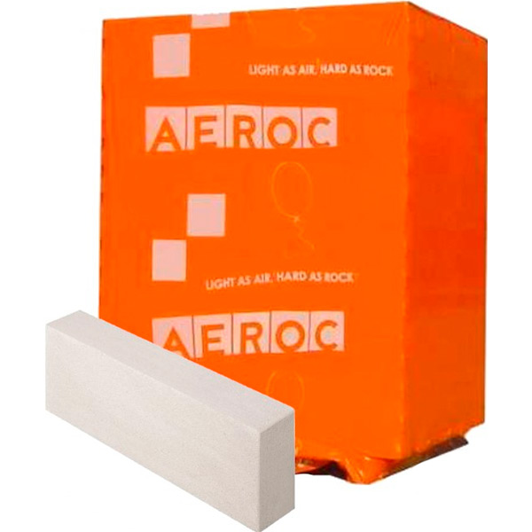 Газобетонний блок Aeroc 600x200x100 мм EkoTerm D-400