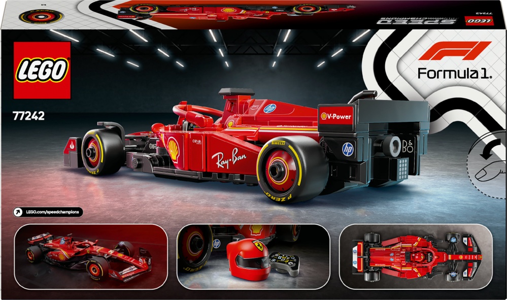 Конструктор LEGO Speed Champions Автомобіль для перегонів F1® Ferrari SF-24 77242