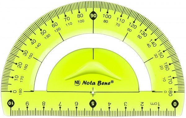 Транспортир гибкий 10 см KR970959 Nota Bene
