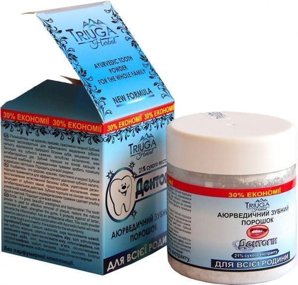 Порошок Triuga Herbal Дентогин для всей семьи 65 г