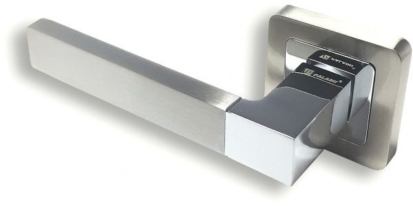 Ручка на розетке Paladii AL Ирен SN/CP ПР100 хром/сатин