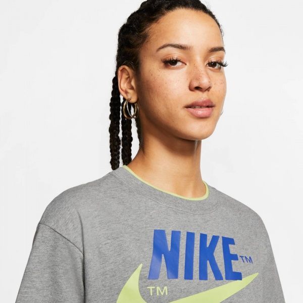 Футболка Nike W NSW ICN CLSH SS TOP CJ2040-091 XL сірий