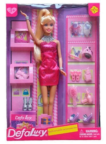 Лялька Defa 8233 сумочка 2 шт взуття аксесуари В асортименті