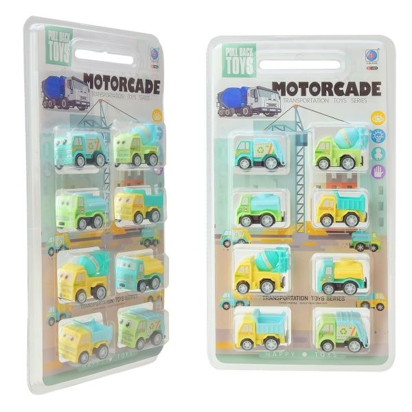 Ігровий набір транспорту 8 шт. на планшетці 278-37