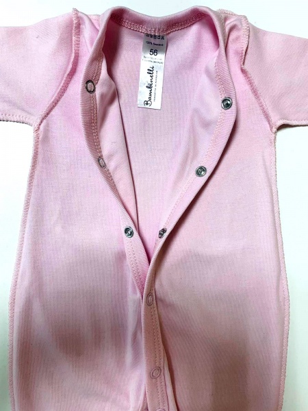 Комбинезон для девочек для девочки Bambinelli 4800000365026 р.56 розовый светлый Кмб300-3 