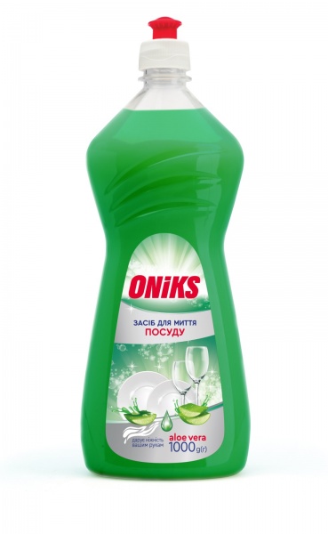 Средство для ручного мытья посуды ONIKS алоэ вера 1л