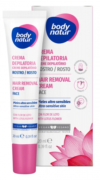 Крем для депіляції Body Natur Face & Delicate Areas